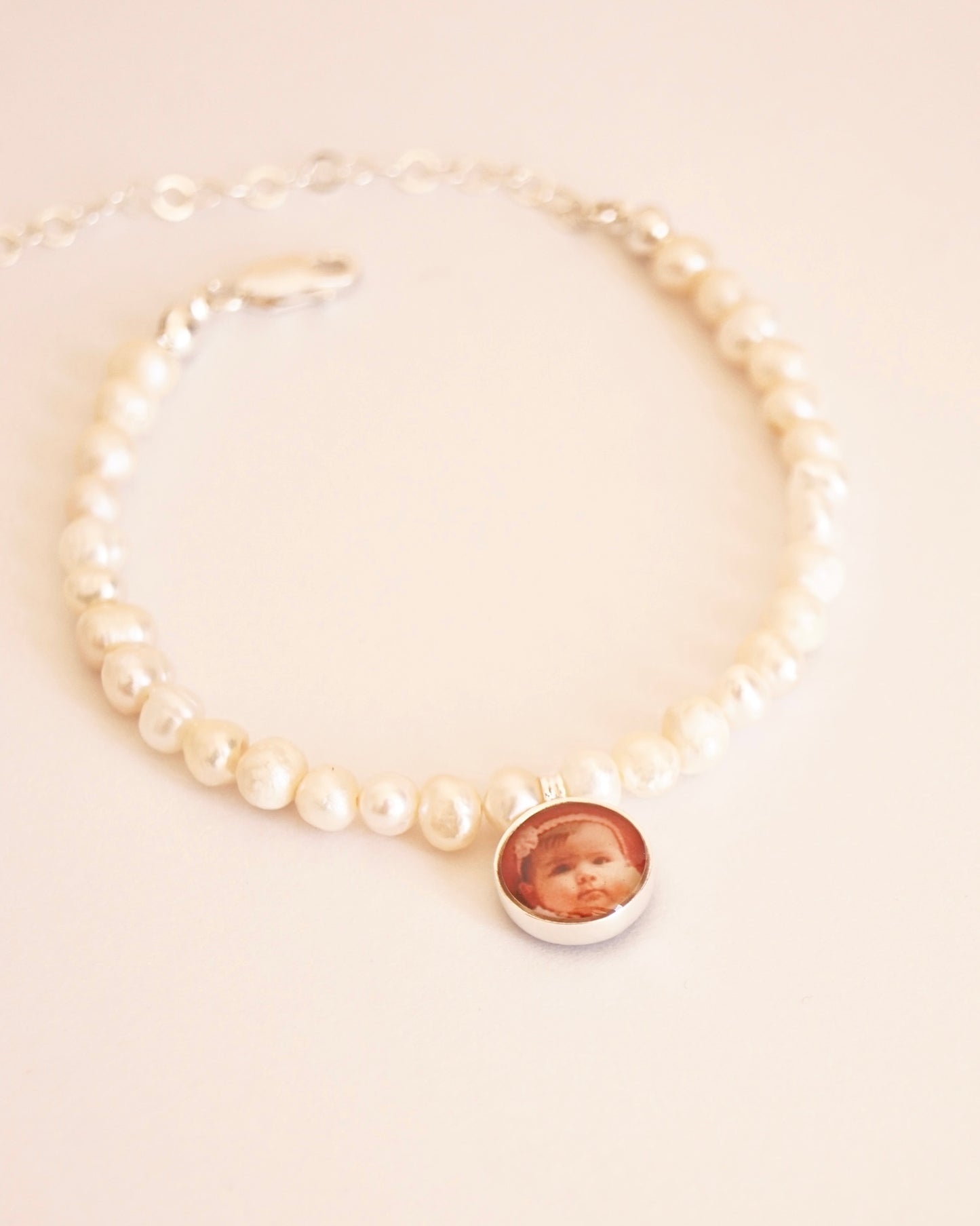 Pulsera perlas mini doble fotografía