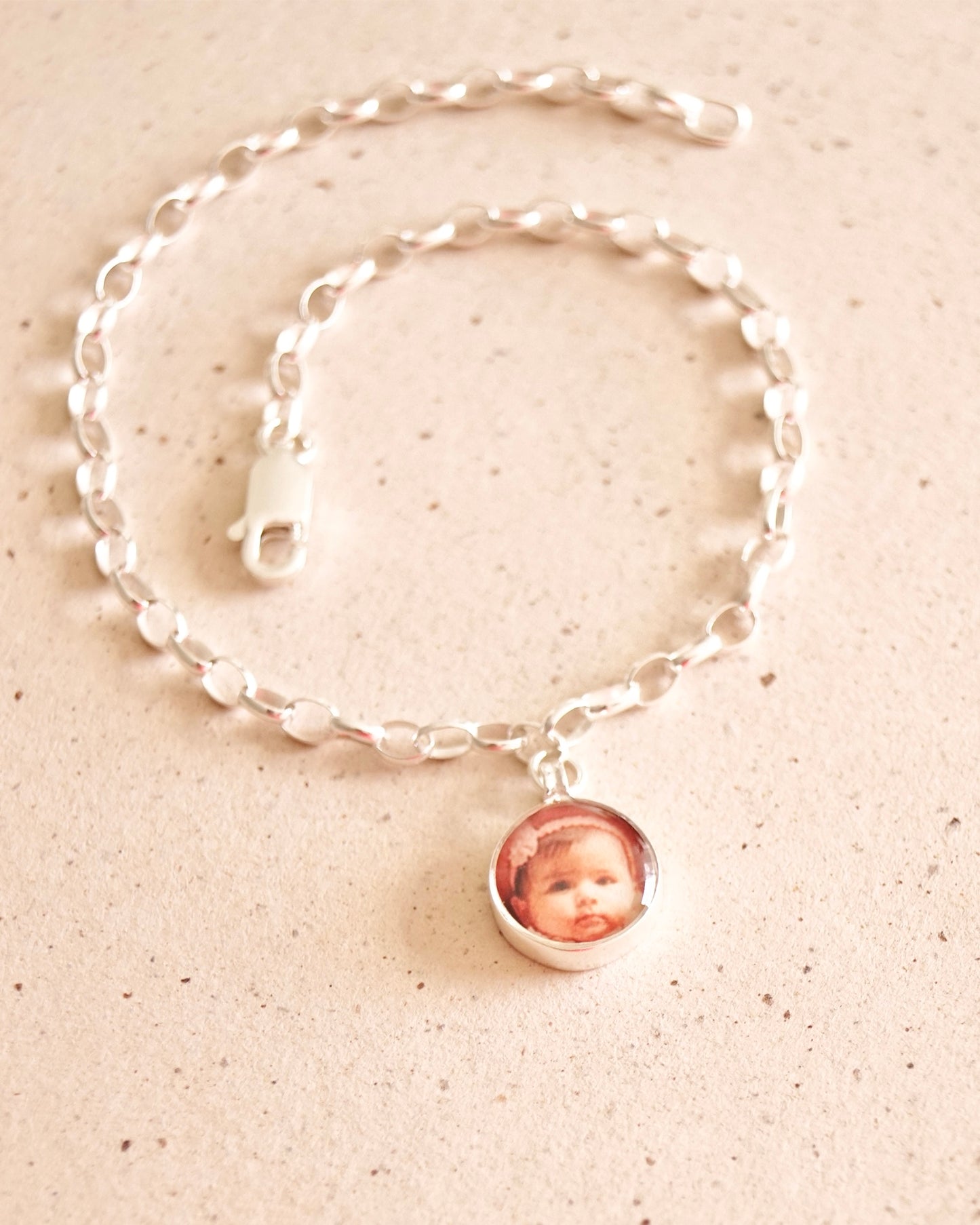 Pulsera mini eslabones doble fotografía