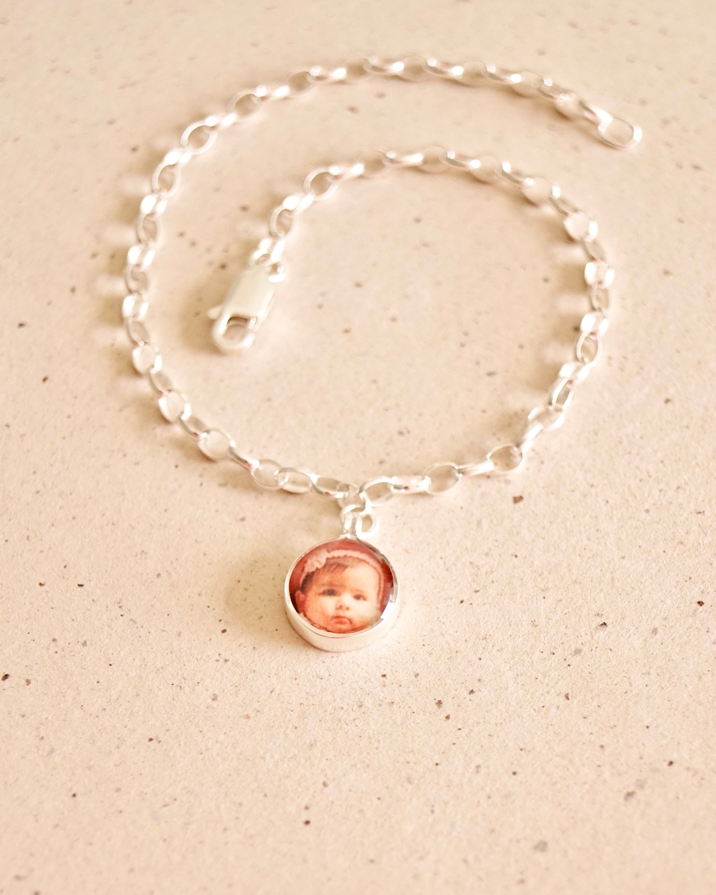 Pulsera mini eslabones doble fotografía