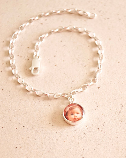 Pulsera mini eslabones doble fotografía