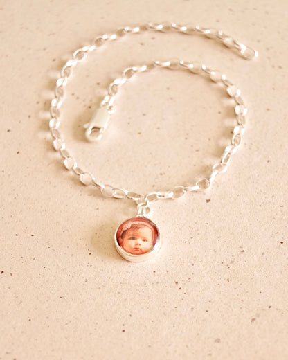Pulsera mini eslabones doble fotografía